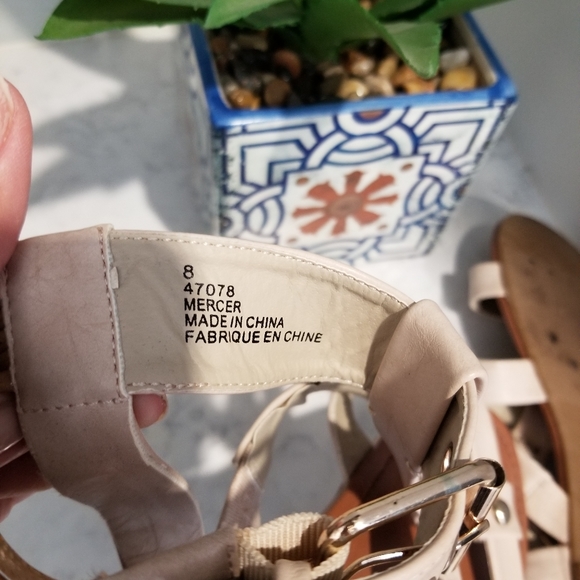 👡NEVADA CREAM GALDIATOR SANDALS. - Picture 4 of 7